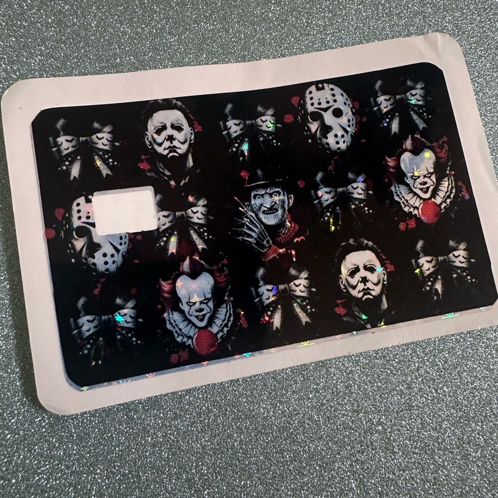 Horror Movie Character Credit Card Skin